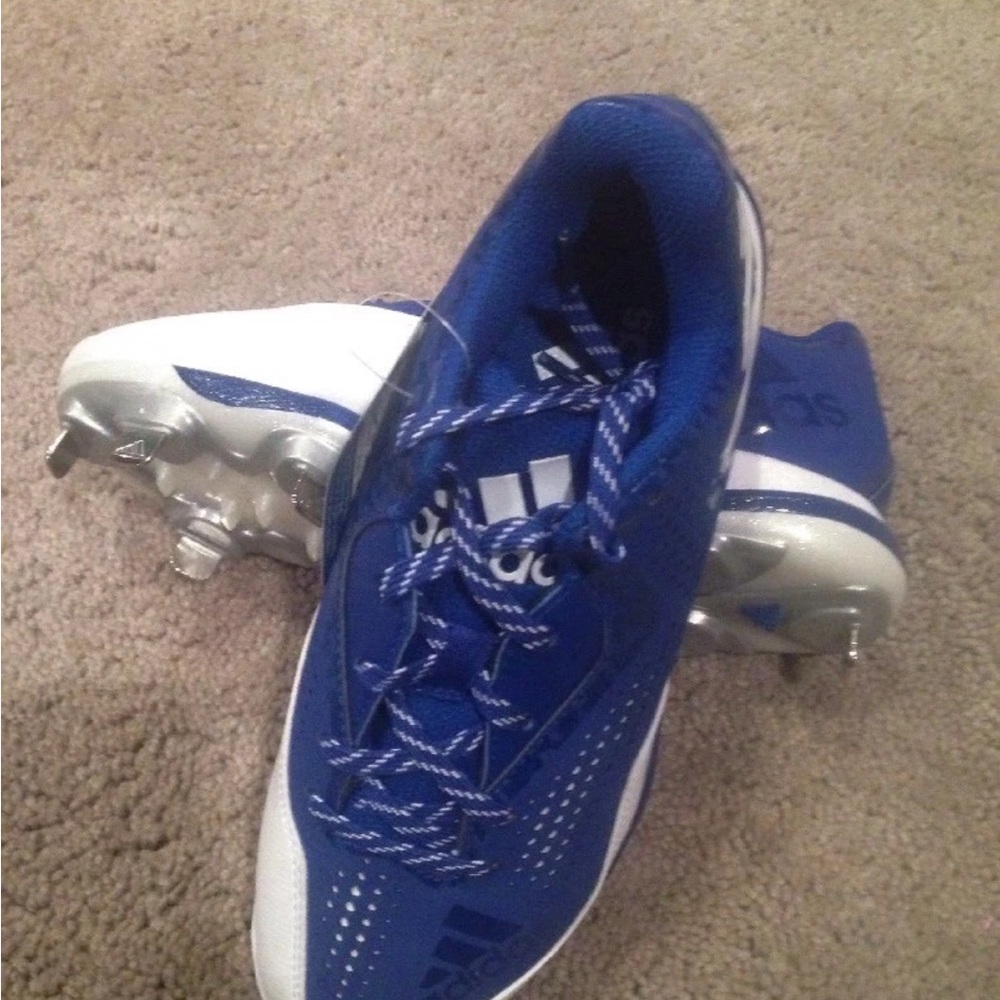 Adidas Fastpitch Softball Metal Cleats Poweralley Women's 8. $80 Retail. New 🥎